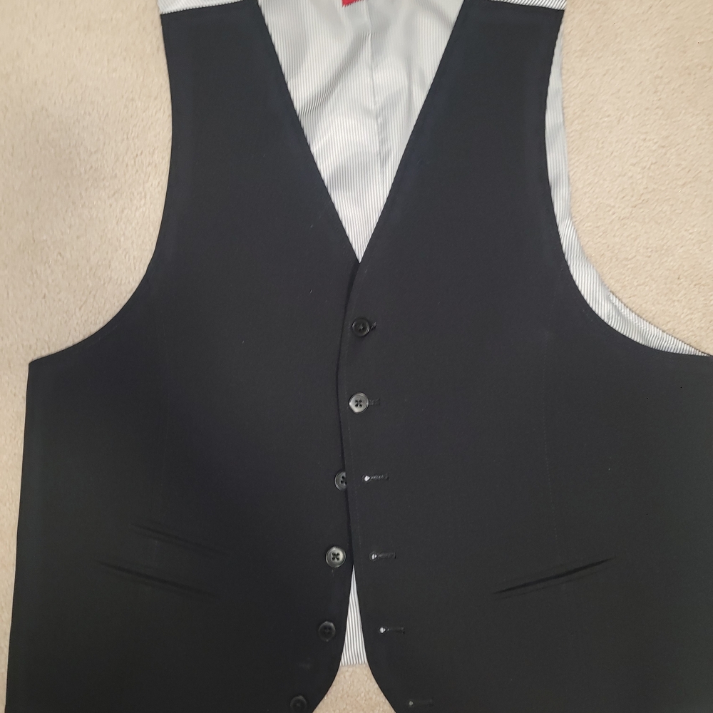 John Varvatos Black Men's Vest
